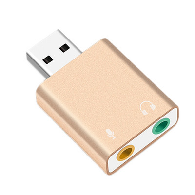 USB hangkártya 7.1 külső USB-csatlakozó 3,5 mm-es fejhallgató adapter sztereó audio mikrofon hangkártya PC számítógéphez laptophoz