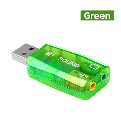 OLAF Mini vanjski USB na 3,5 mm mikrofon, utičnica za slušalice, stereo slušalice, 3d zvučna kartica, audio adapter, novo sučelje zvučnika za prijenosno računalo