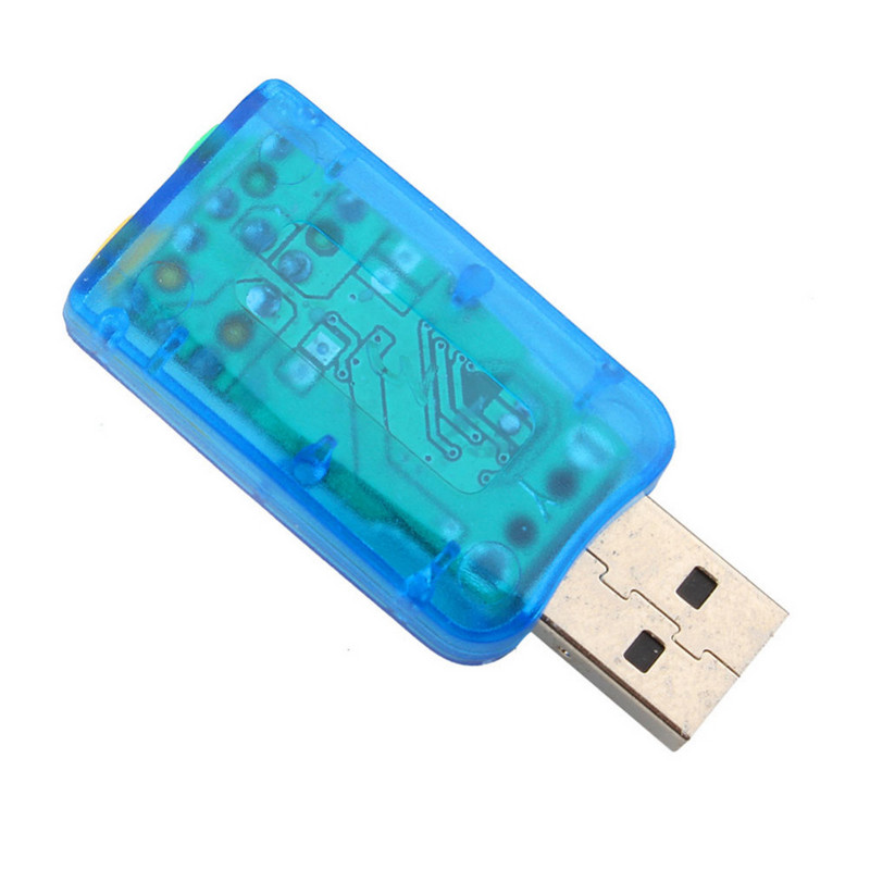 3D simulacija 5.1 vanjski USB na priključak 3.5 mm Mikrofon Slušalice Stereo slušalice 3d zvučna kartica Audio adapter Zvučnik za prijenosno računalo