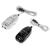 Gitár USB hanglejátszóhoz Hangkártya effektor interfész kapcsolat audio kábel Zene rögzítő adapter támogatás Windows XP/MacOS stb.