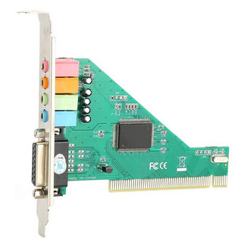Κάρτα ήχου PCI 4.1 καναλιών Ενσωματωμένη κάρτα ήχου επιφάνειας εργασίας υπολογιστή Εσωτερική κάρτα ήχου Stereo Surround CMI8738