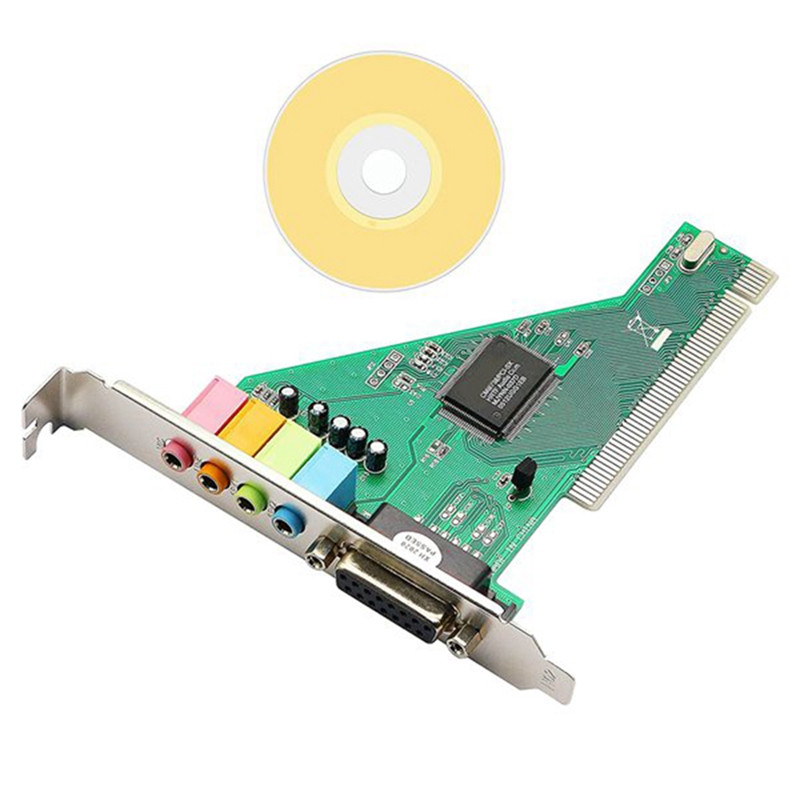 Placă de sunet PCI 4.1 canale Computer desktop Placă de sunet încorporată Placă audio internă Surround stereo CMI8738