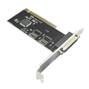PCI към паралелен LPT 25pin DB25 порт за принтер, контролер, адаптер за разширителна карта за настолен компютър към аксесоари за принтер