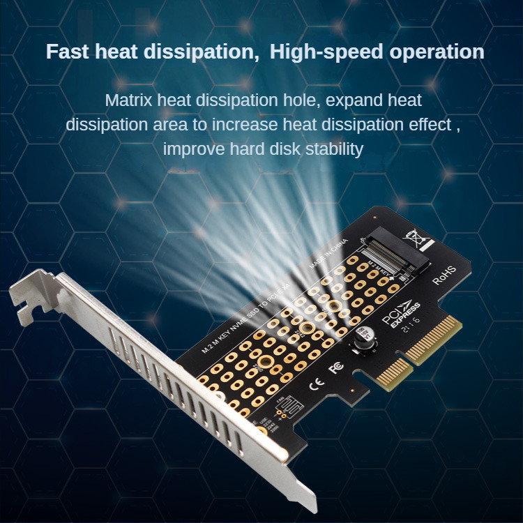 M.2 NVME SSD - PCIe 4.0 X4 adapter, M.2 2280 2260 2242 2230 SSD - PCIe 3.0 X4 Host Controller bővítőkártya PC asztali számítógépekhez