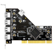 J0PB 5 portos PCI USB kártyaadapter - PCI-USB 2.0 vezérlőadapter PCI-USB bővítőkártya NEC 720101 nagy sebességű