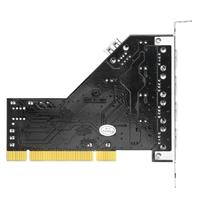 J0PB 5 portos PCI USB kártyaadapter - PCI-USB 2.0 vezérlőadapter PCI-USB bővítőkártya NEC 720101 nagy sebességű