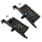 1 do 8 razdjelnik, 4-pinsko hlađenje, PWM ventilator, produžni adapter za napajanje, napajanje od 12 V