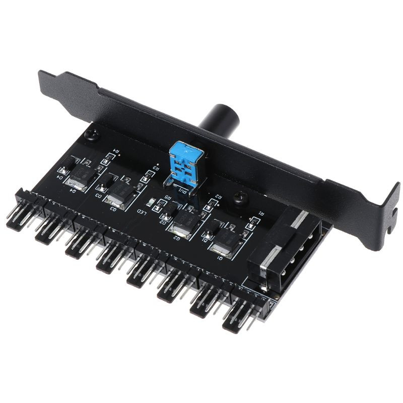 1 do 8 razdjelnik, 4-pinsko hlađenje, PWM ventilator, produžni adapter za napajanje, napajanje od 12 V