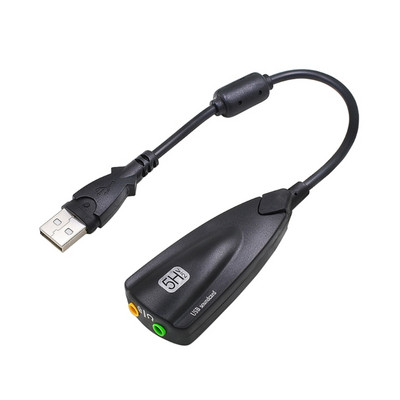 Εξαιρετικά ευέλικτη εξωτερική κάρτα ήχου USB Σταθερή και καλύτερη ποιότητα ήχου κάρτα ήχου