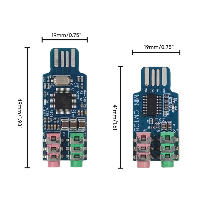 Badu.bg Модул за външна звукова карта без USB устройство CM108 за ...