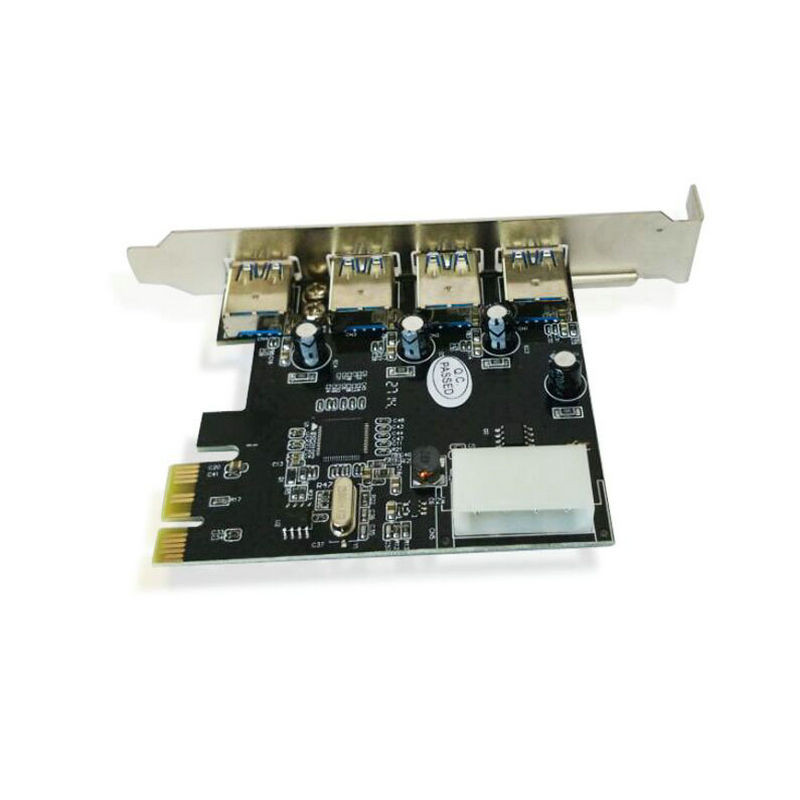 4 portu USB 3.0 PCI-e paplašināšanas karte PCI express PCIe USB 3.0 centrmezgla adapteris 4 portu USB3.0 kontrolleris USB 3 0 PCI e ar SATA/IDE