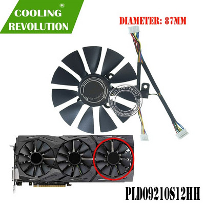 gpu VGA hladnjak grafika gtx1080 gtx980ti gtx1060 gtx1070 ventilator za ASUS STRIX GTX 1080/980Ti/1060/1070 Sustav hlađenja video kartica