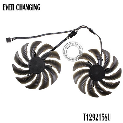 88MM T129215SU PLD09210S12HH aušinimo ventiliatorius, skirtas Gigabyte GeForce GTX 1050 Ti RX 480 470 GTX 1060 G1 vaizdo plokštės aušintuvo ventiliatoriams