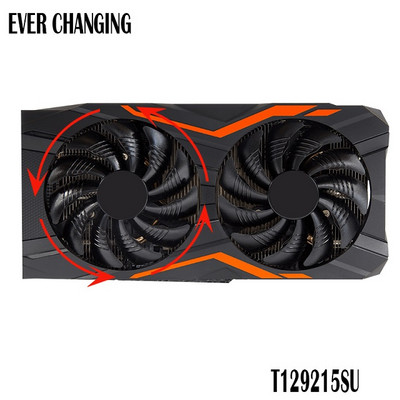 88MM T129215SU PLD09210S12HH aušinimo ventiliatorius, skirtas Gigabyte GeForce GTX 1050 Ti RX 480 470 GTX 1060 G1 vaizdo plokštės aušintuvo ventiliatoriams