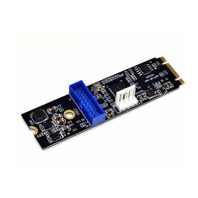 19pin Header Expansion Card For M.2 NGFF NVME to USB 3.0 Support PCI-E Protocol KEY BM/M Adapter Card for WinXP/Vista/Win7/Win8