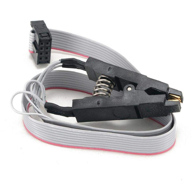 CH341A BIOS USB programuotojas SOP8 DIP8 1,8 V konvertavimo lizdas, 8 kontaktų bandomųjų spaustukų rinkinys, skirtas iPhone arba pagrindinei plokštei