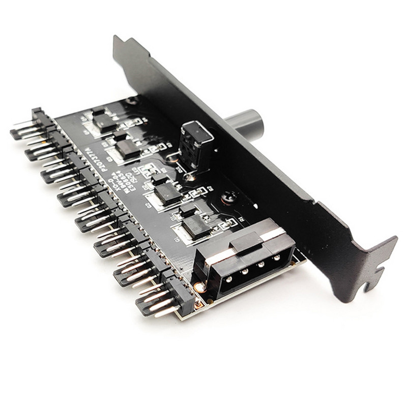 12 V kompiuterio korpuso reguliatoriaus skirstytuvo aušinimo ventiliatoriaus stebulės rankenėlė Praktiška nuo 1 iki 3 8 krypčių kompiuteris 4 kontaktų 3 kontaktų adapterio greičio valdiklis universalus