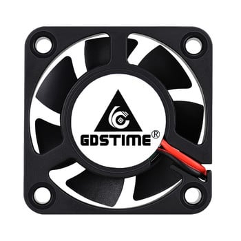 1Pece Gdstime 5V 12V 24V 40x40x10mm Dual Ball Bearing Mini Small Brushless 3D Printer Cooler Fan 40mm 4010 Cooler Fan