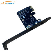 XT-XINTE Mini Pcie – PCIE X1 WIFI vezeték nélküli hálózati kártya AX200 Mini PCI-E adapterkártya terelőtartóval asztali számítógéphez