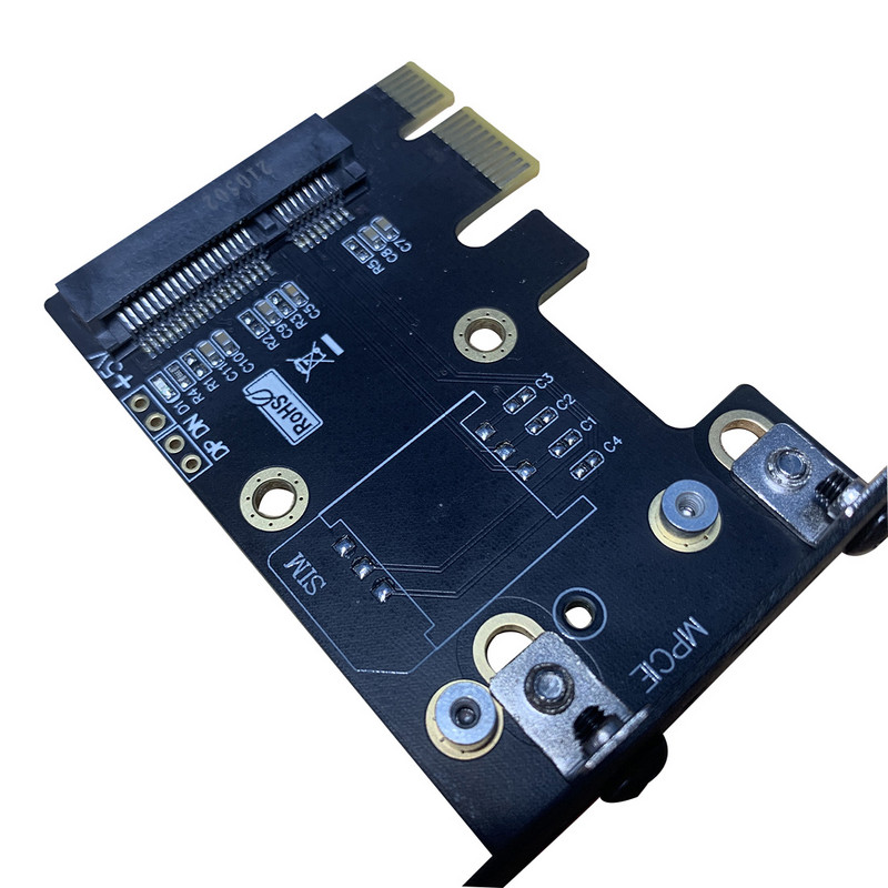 XT-XINTE Mini Pcie – PCIE X1 WIFI vezeték nélküli hálózati kártya AX200 Mini PCI-E adapterkártya terelőtartóval asztali számítógéphez