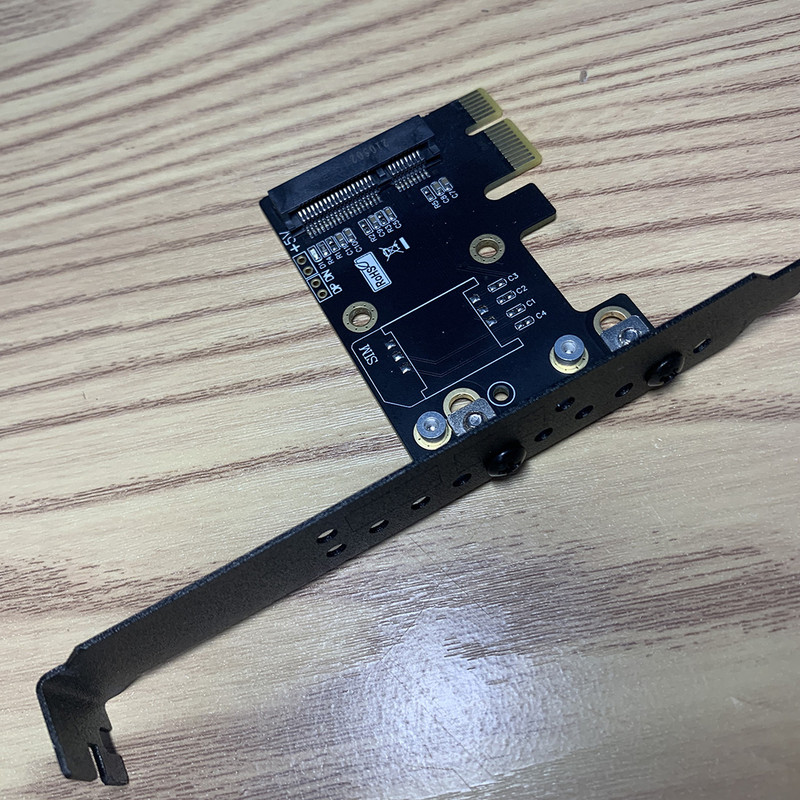 XT-XINTE Mini Pcie – PCIE X1 WIFI vezeték nélküli hálózati kártya AX200 Mini PCI-E adapterkártya terelőtartóval asztali számítógéphez