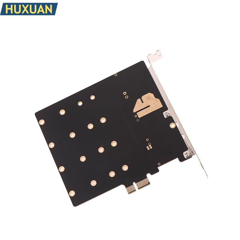 Adaptor PCIE la M2 PCI Express X1 3.0 4 porturi B Key M.2 NGFF SATA SSD Adaptor PCI-E M.2 Adaptor Expansion Card Riser