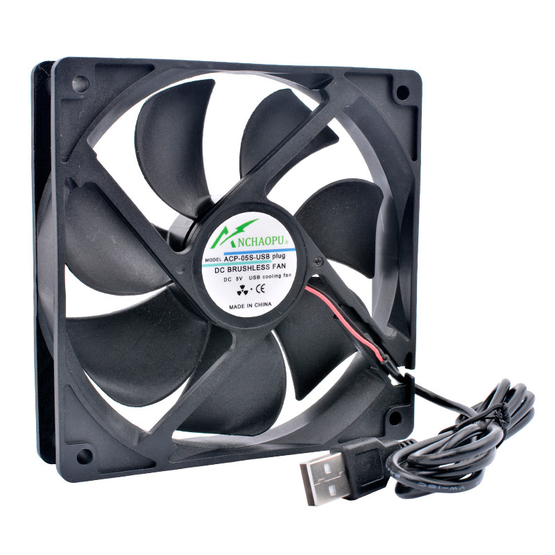 40mm 50mm 60mm 70mm 80mm 92mm 120mm DC5V USB-csatlakozó Csendes hűtőventilátor barkácshűtő router játékhoz TV box tápegység