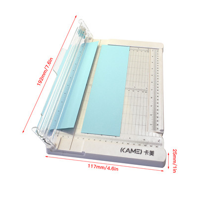 Mini paberitrimmer giljotiinlõikur 6 tolli (152 mm) lõikepikkusega lauaarvuti paberilõikusmasin turvalõikuripea küljejoonlauaga