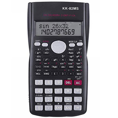 Calculator științific cu 240 de funcții și ecran cu 2 linii Calculator portabil pentru studenți multifuncțional pentru predarea matematicii DJA88