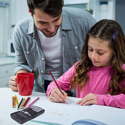 Mokslinis skaičiuotuvas su 240 funkcijų ir 2 eilučių ekranu Daugiafunkcis nešiojamas studentų skaičiuotuvas, skirtas matematikos mokymui DJA88