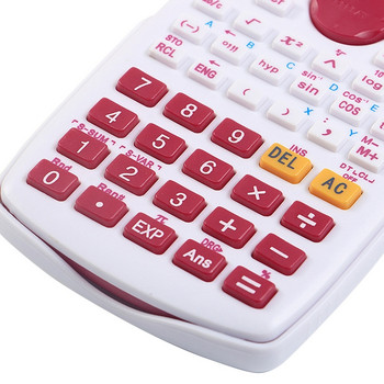 12-цифрен научен калкулатор 240 функции Статистика Математика 2-редов дисплей Инструмент за финансово счетоводство Използване в училище за офис