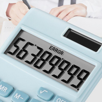 Студентски калкулатор Преносими студентски калкулатори със силиконови бутони за натискане Джобен калкулатор с батерии Основен финансов