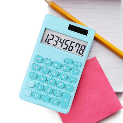 Studentski kalkulator Prijenosni studentski kalkulatori sa silikonskim gumbima Džepni kalkulator na baterije Osnovni financijski