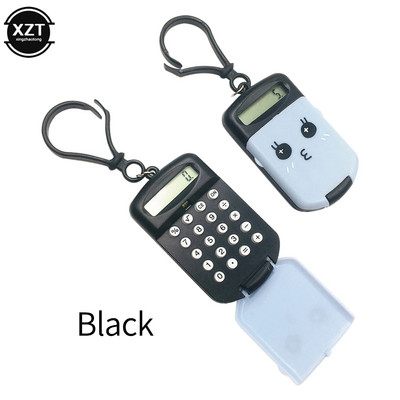 Prijenosni cifarski kalkulator Kawaii Mini kalkulator 8 displeja Slatki kreativni privjesak za ključeve Džepni kalkulator Uredski pribor