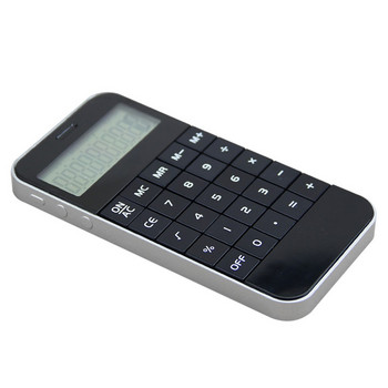 Висококачествен джобен електронен 10-цифрен дисплей Калкулатор за изчисления Опростен моден мини аритметичен калкулатор Черно бял