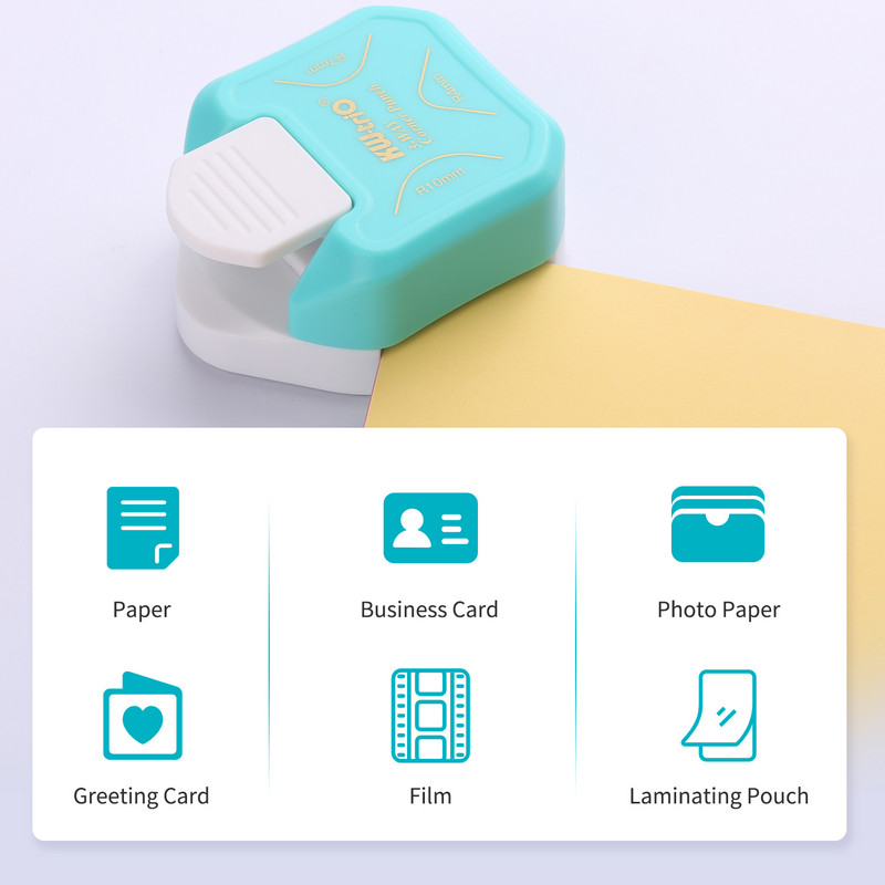 KW-trio 3-ühes nurgast ümardatav fotolõikur R4/R7/R10mm ümmargune nurgalõikur kaardi fotopaberi lamineerimiskottide jaoks
