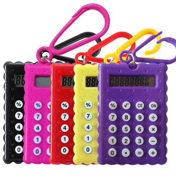 Hot Sale Student Mini Electronic Calculator Candy Color Calculating Supplies Office Gift Super Small Mini Electronic Calculator