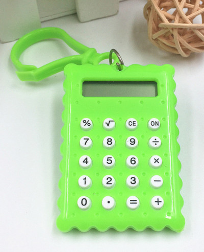 Karstā izpārdošana Studentu mini elektroniskais kalkulators Candy Color Aprēķinu biroja piederumu dāvana Super mazs mini elektroniskais kalkulators