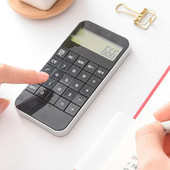 Mokinio skaičiuotuvas Itin plonas, didelis mygtuko skaitmuo skaičiuotuvas Energiją taupantis smūgiams atsparus elektroninis skaičiuotuvas mokyklai