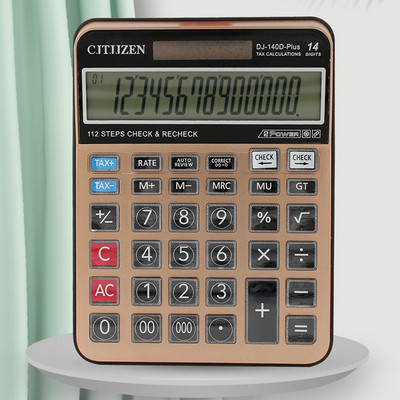 14 Digit Scientific Calculator Solar AA Battery Dual Energy Calculators General Purpose Calculator Προγραμματιστής Χαρτικά Γραφείου