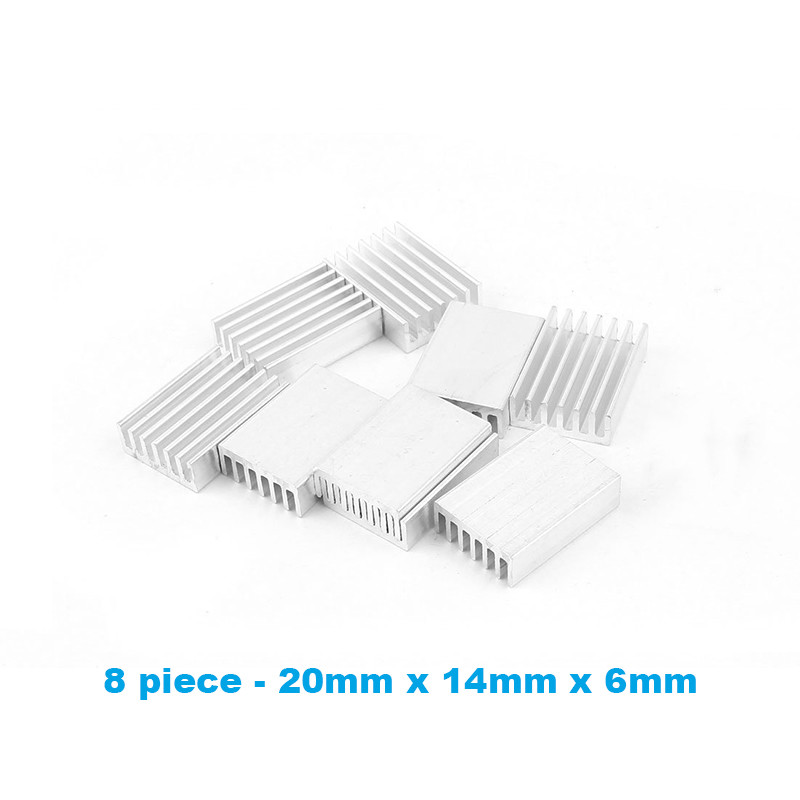 En-Labs 1Set/33gb Alumīnija radiatora radiatora dzesētāja komplekts GPU grafikas kartei, VGA videokartes siltuma izkliedēšana