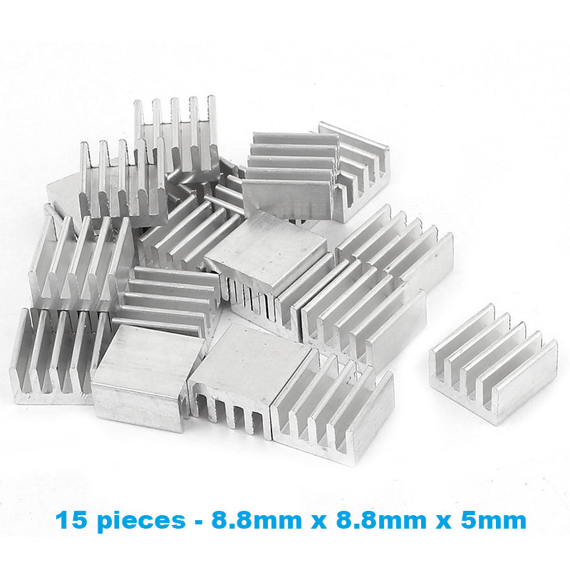 En-Labs 1Set/33gb Alumīnija radiatora radiatora dzesētāja komplekts GPU grafikas kartei, VGA videokartes siltuma izkliedēšana