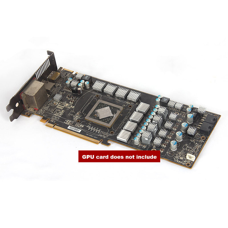 En-Labs 1Set/33gb Alumīnija radiatora radiatora dzesētāja komplekts GPU grafikas kartei, VGA videokartes siltuma izkliedēšana