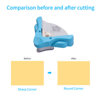 JIELISI Portable Corner Rounder R5 Round Corner Trimmer Cutter 5mm for Card Photo Invitation Pouches Laminating Pouches