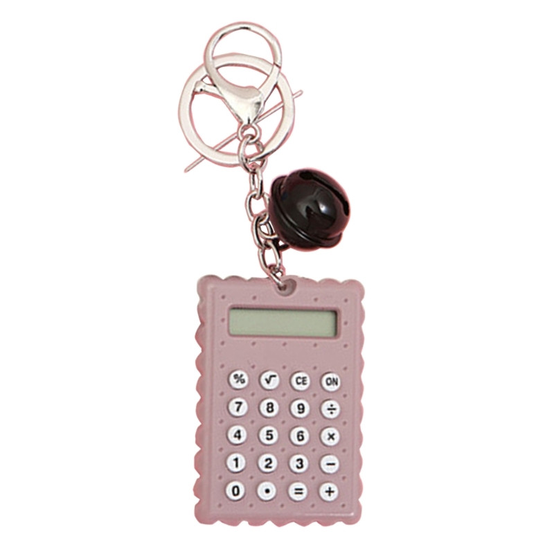 Skaičiuoklės Raktų pakabuko kišeninio dydžio skaičiuotuvai 8 skaitmenų studentų raktų pakabuko dekoravimui