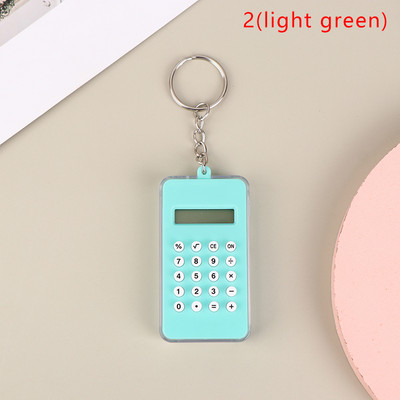 Pārnēsājams digitālais kalkulators Mini labirints kalkulators Creative Keychain Biroja piederumi bērniem