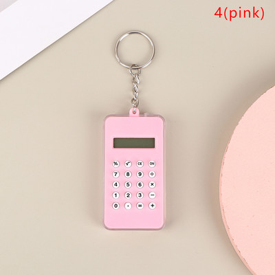 Pārnēsājams digitālais kalkulators Mini labirints kalkulators Creative Keychain Biroja piederumi bērniem