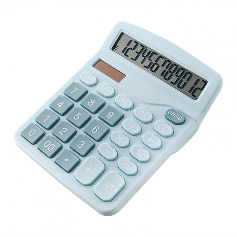 Calculator solar cu afișaj LCD util Calculator portabil Rezistent la uzură pentru birou
