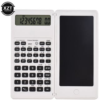 S9AB Преносим калкулатор Екранно писане Ултратънък сгъваем научен функционален калкулатор LCD дъска за ръкописен текст със стилус