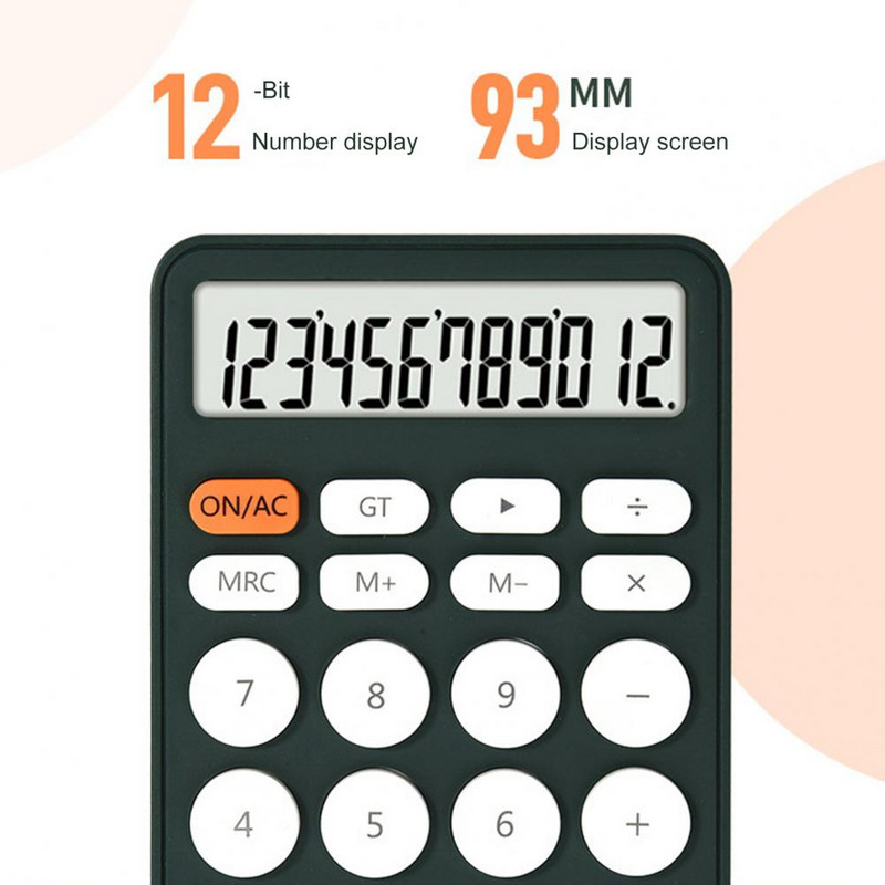 Calculator pentru studenți Suport unghiular convenabil Afișaj cu 12 cifre Calculator electronic pentru rechizite școlare Calculator de afaceri